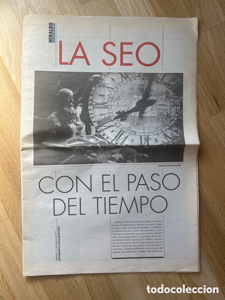 Collection Magazines and Newspapers: La Seo con el paso del tiempo suplemento extraordinario, 12 de octubre de 1994 Heraldo