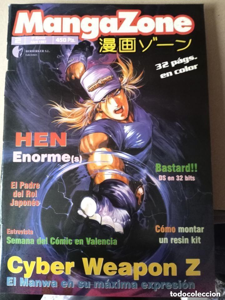 Colecionismo de Revistas e Jornais: MANGAZONE - N 2 - ABRIL 1997 -revista -LE FALTA LA PORTADA TRASERA