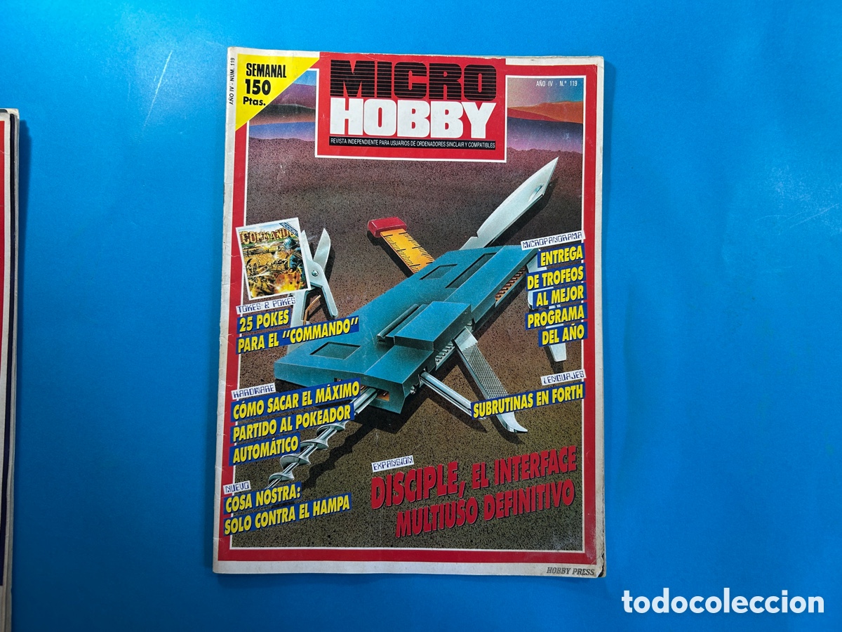 Coleccionismo de Revistas y Peri&oacute;dicos: REVISTA MICRO HOBBY 119