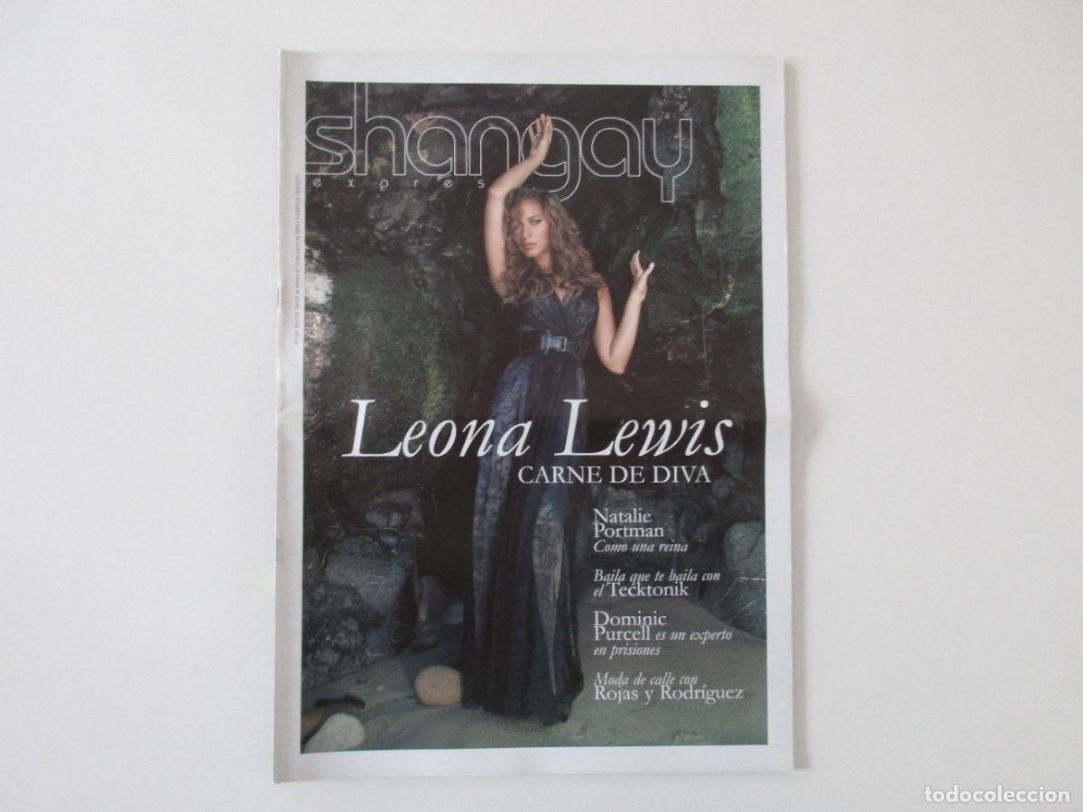Collectionnisme de Revues et Journaux: SHANGAY N&ordm; 326 - LEONA LEWIS - NATALIE PORTMAN - TECKTONIK - JAVIER CALVO - REVISTA GAY 2008 - LGTBI