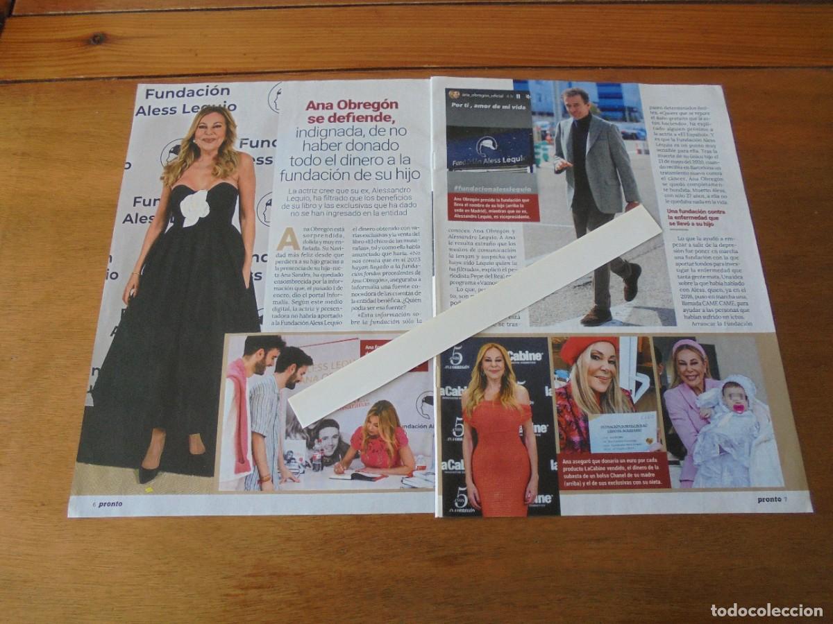 Coleccionismo de Revistas y Peri&oacute;dicos: CLIPPING RETAL PRENSA ANA OBREG&Oacute;N