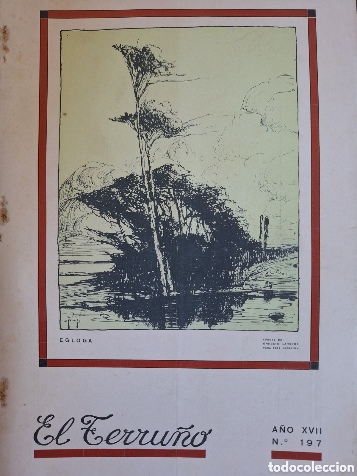 Coleccionismo de Revistas y Peri&oacute;dicos: Revista el terru&ntilde;o 1933 Salvador SOSA estanciero de Guaycuru San Jos&eacute; Uruguay