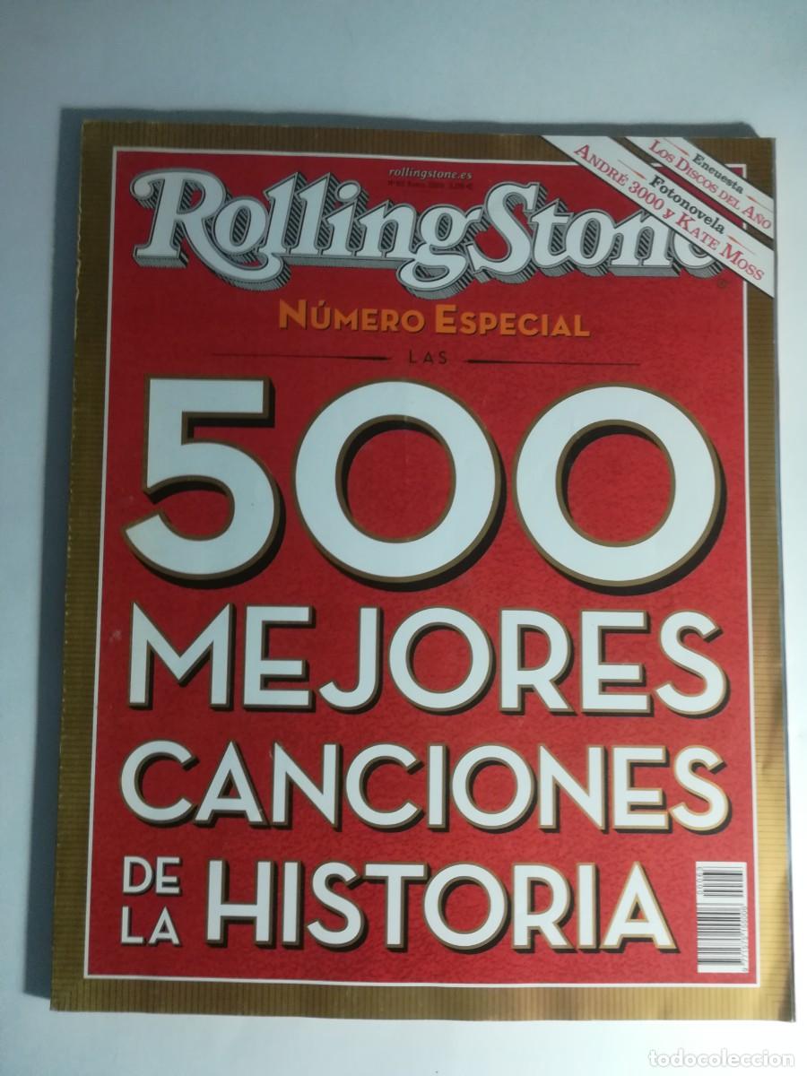 Coleccionismo de Revistas y Peri&oacute;dicos: ROLLING STONE N&Uacute;MERO ESPECIAL 500 MEJORES CANCIONES DE LA HISTORIA