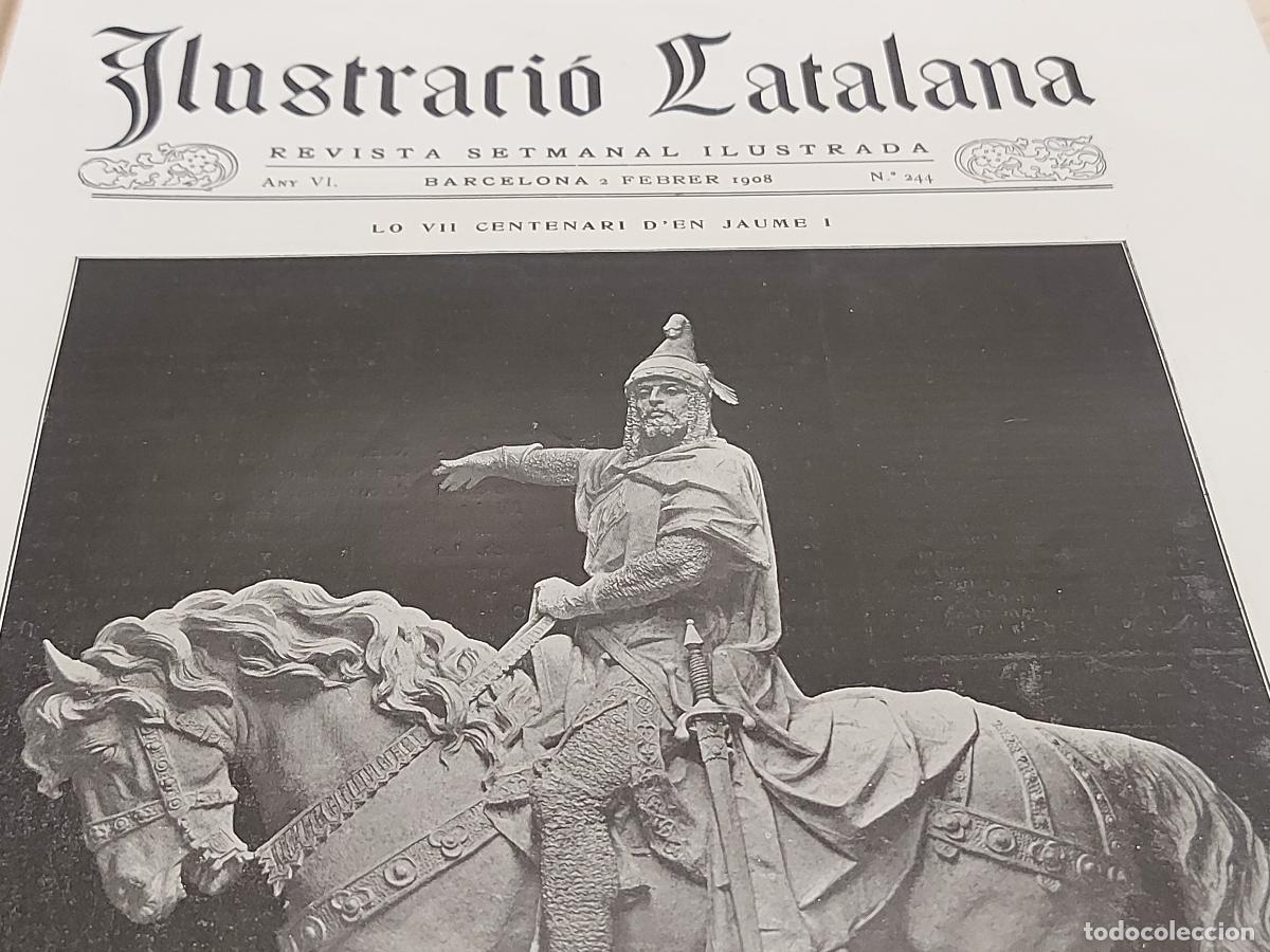 Coleccionismo de Revistas y Peri&oacute;dicos: A&Ntilde;O 1908 !! ILUSTRACI&Oacute; CATALANA / 243 / INTERESANTES ART&Iacute;CULOS Y FOTOGRAF&Iacute;AS / NUEVA