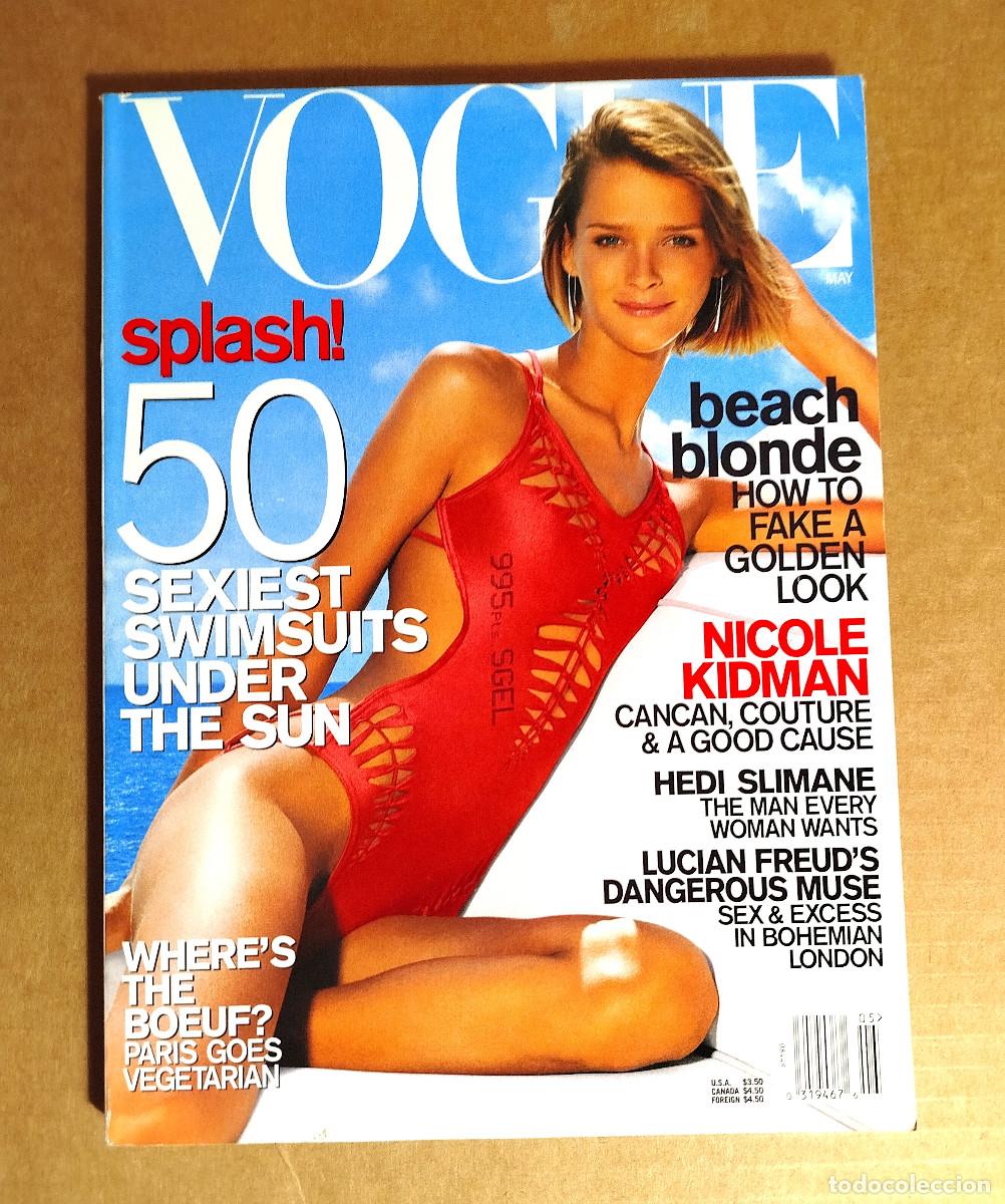 Collection Magazines and Newspapers: VOGUE US MAY 2001 - CARMEN KASS - NICOLE KIDMAN - HELMUT NEWTON - MARIO TESTINO - 344 p.