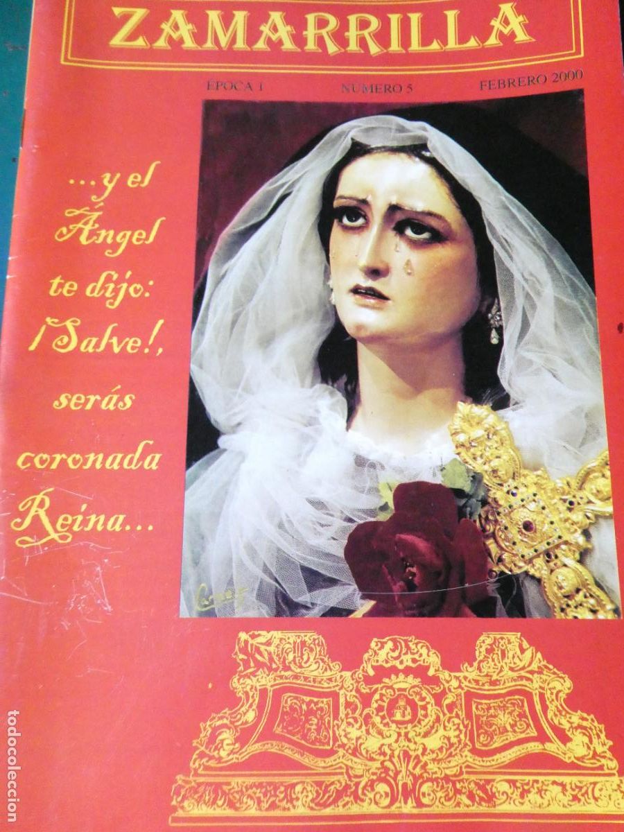Sammeln von Zeitschriften und Zeitungen: REVISTA BOLET&Iacute;N RELIGIOSO SEMANA SANTA M&Aacute;LAGA. ZAMARRILLA N&Uacute;MERO 5 FEBRERO 2000 . 100GR