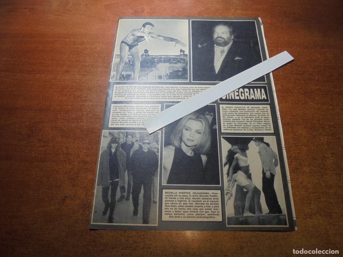 Coleccionismo de Revistas y Peri&oacute;dicos: RETAL 2001 BUD SPENCER. MICHELLE PFEIFER. MICHAEL JACKSON Y NAOMI CAMPBELL. PUBLICIDAD CINDY CRAWFOR