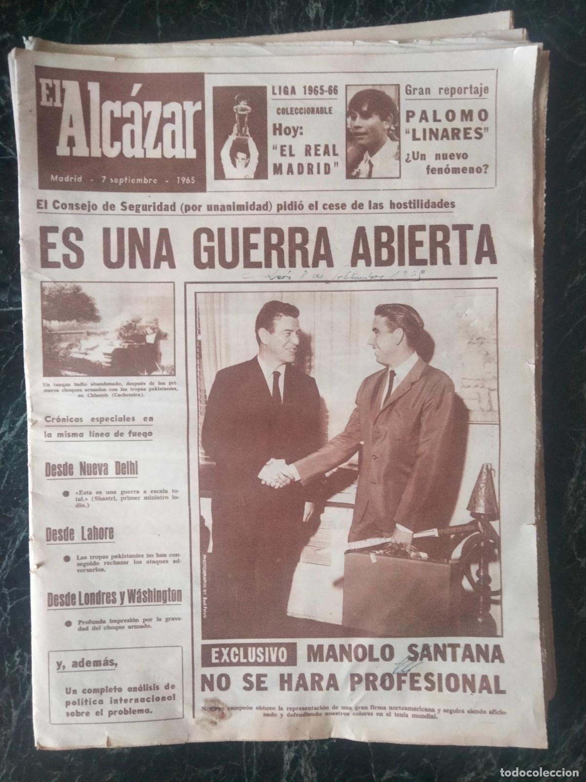 Coleccionismo de Revistas y Peri&oacute;dicos: El Alc&aacute;zar, 7 de septiembre de 1965