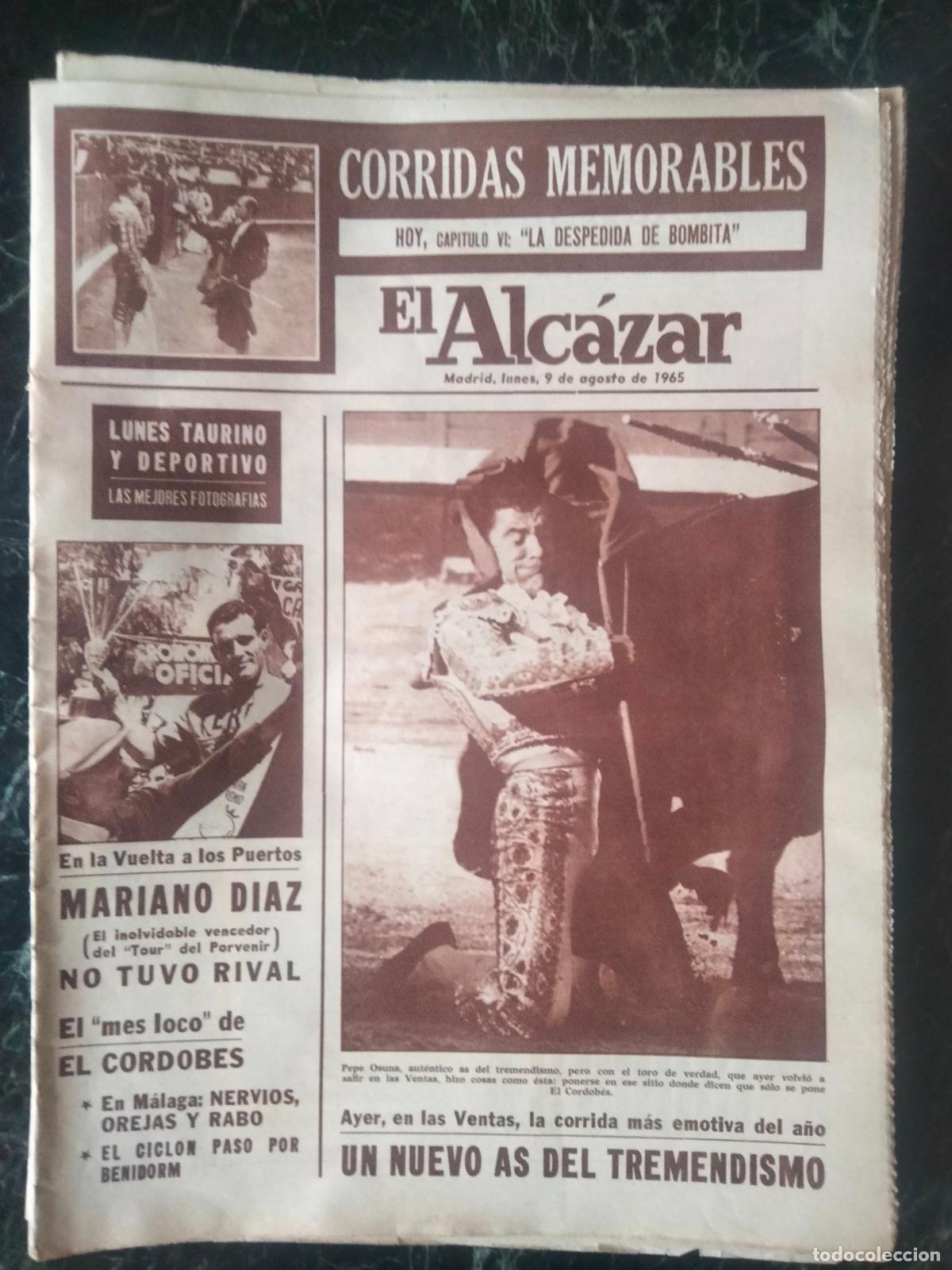 Coleccionismo de Revistas y Peri&oacute;dicos: El Alc&aacute;zar, 9 de agosto de 1965