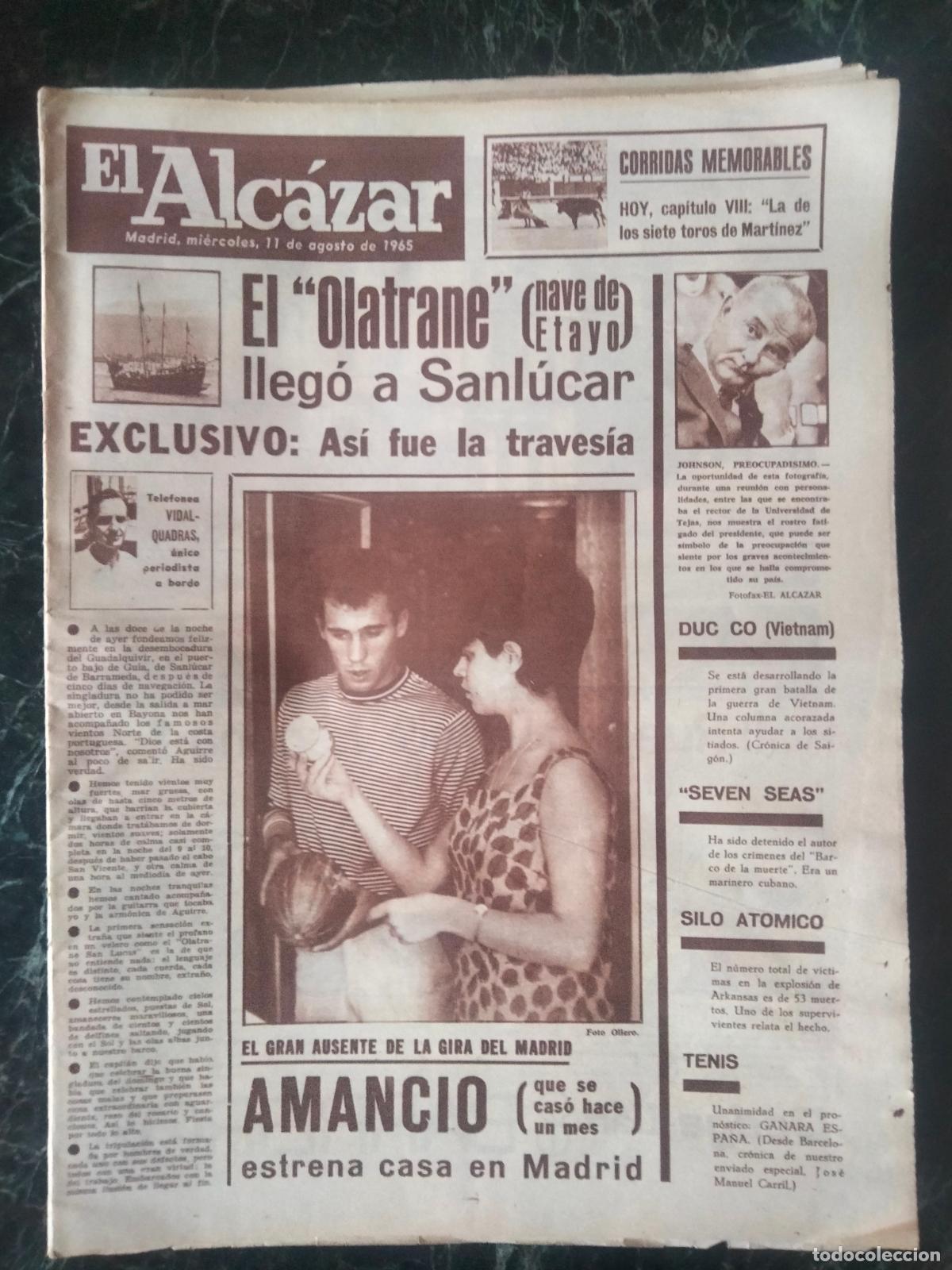 Coleccionismo de Revistas y Peri&oacute;dicos: El Alc&aacute;zar, 11 de agosto de 1965