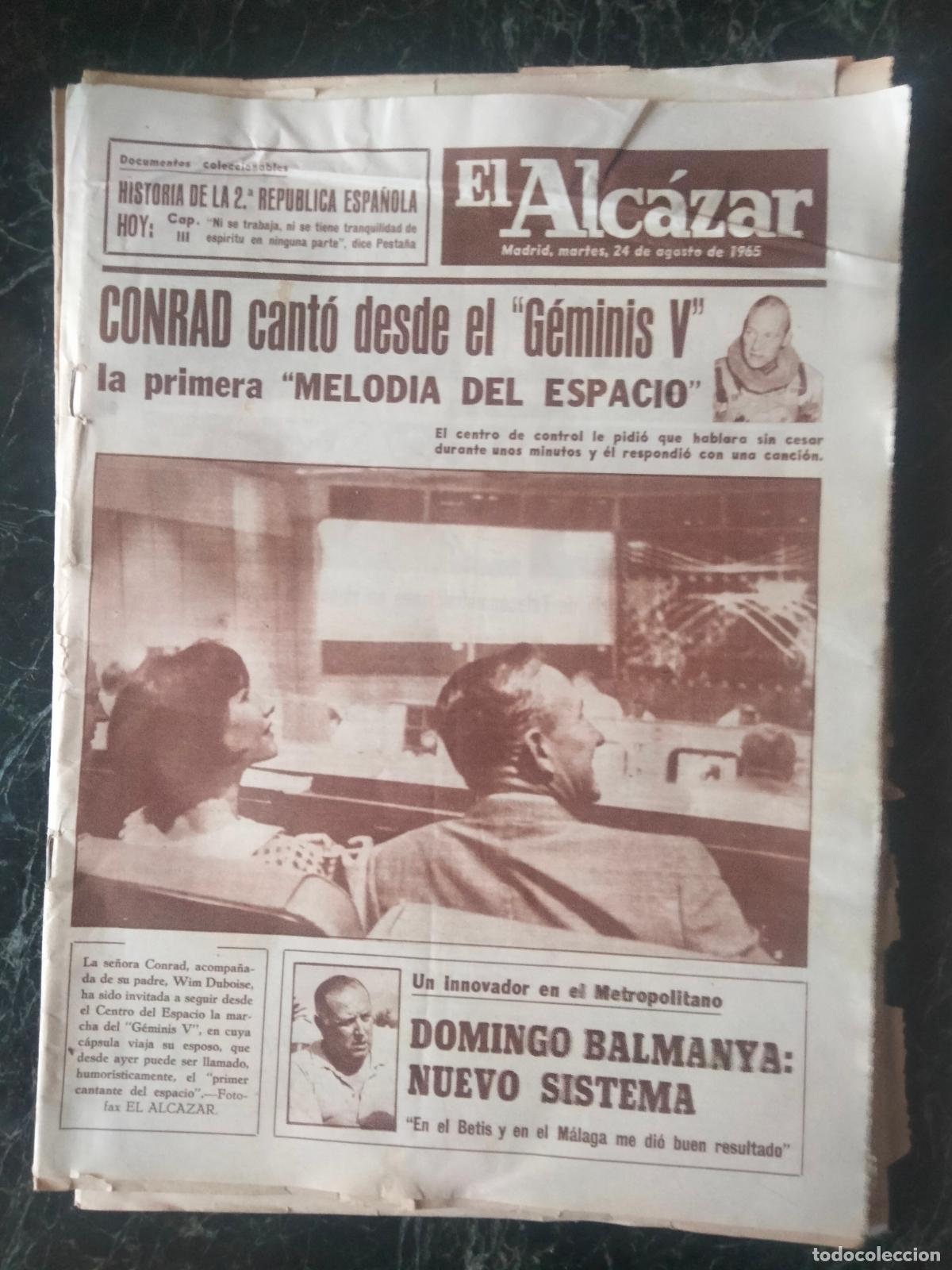 Coleccionismo de Revistas y Peri&oacute;dicos: El Alc&aacute;zar, 24 de agosto de 1965