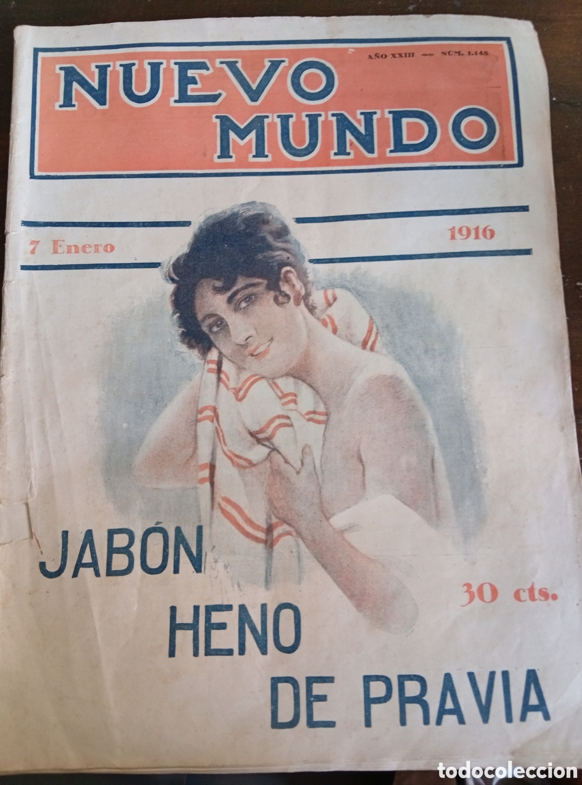 Coleccionismo de Revistas y Peri&oacute;dicos: Vieja revista mundo nuevo
