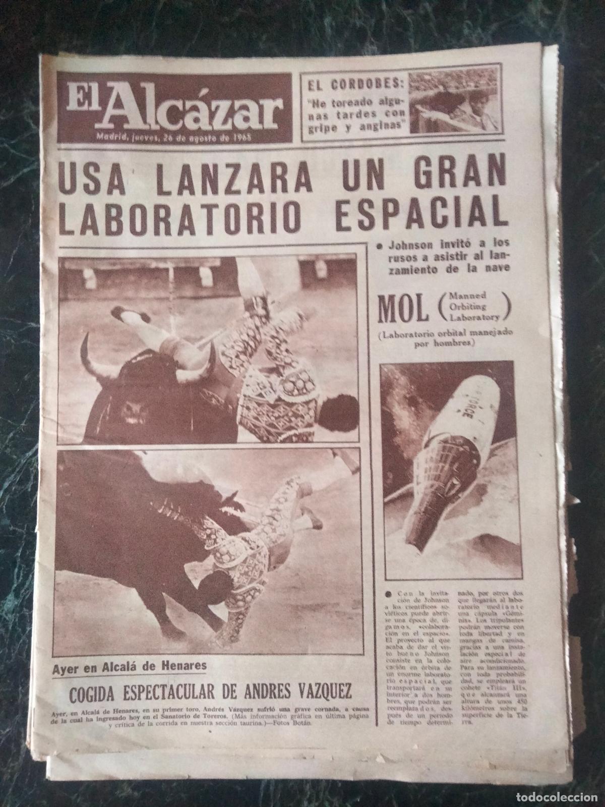 Coleccionismo de Revistas y Peri&oacute;dicos: El Alc&aacute;zar, 26 de agosto de 1965