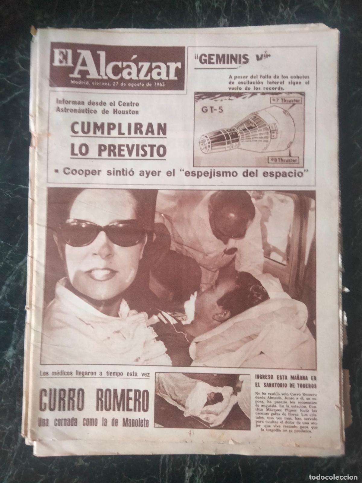 Coleccionismo de Revistas y Peri&oacute;dicos: El Alc&aacute;zar, 27 de agosto de 1965