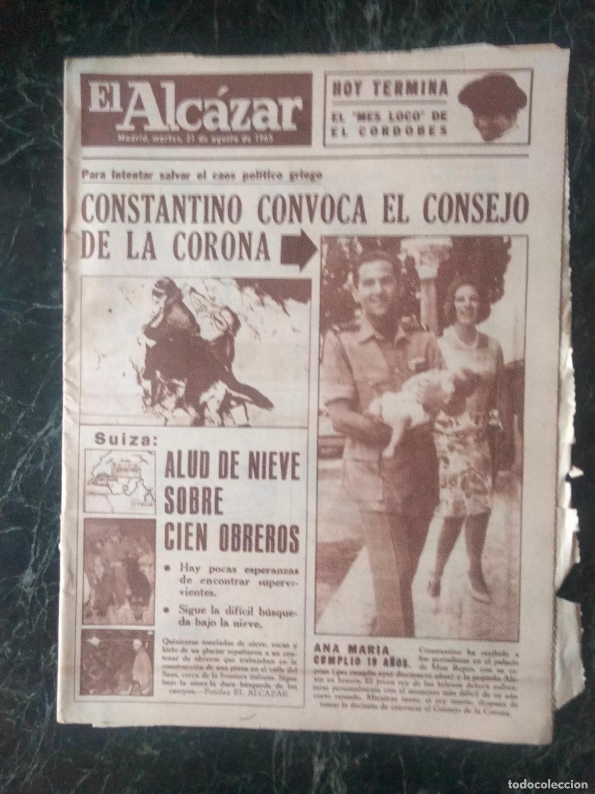Coleccionismo de Revistas y Peri&oacute;dicos: El Alc&aacute;zar, 31 de agosto de 1965