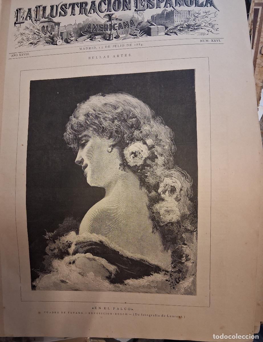 Coleccionismo de Revistas y Peri&oacute;dicos: ILUSTRACI&Oacute;N ESPA&Ntilde;OLA y AMERICANA, La Madrid 15 de julio 1884