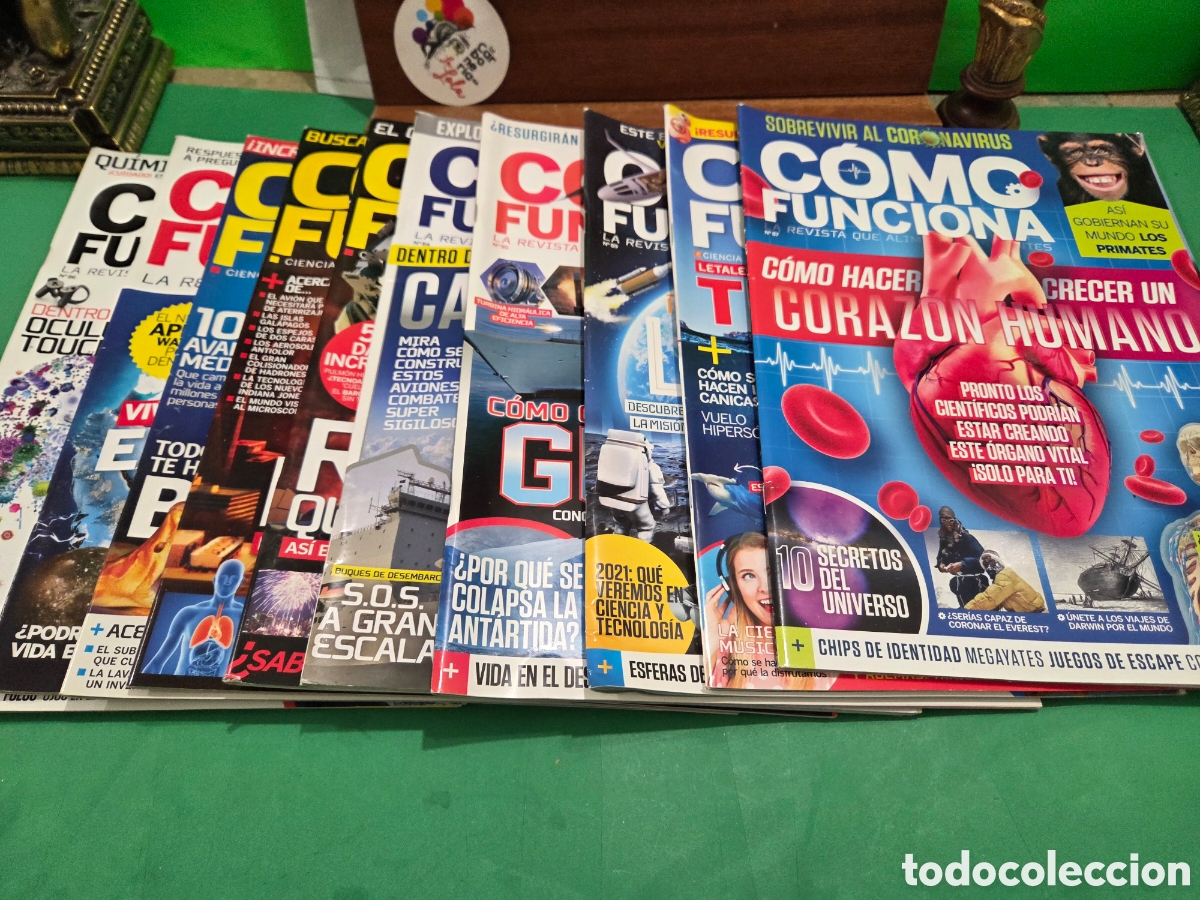 Coleccionismo de Revistas y Peri&oacute;dicos: LOTE DE 10 REVISTAS...&rdquo;&rdquo;C&Oacute;MO FUNCIONA&rdquo;&rdquo;&rdquo;...2013...