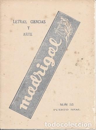 Collection Magazines and Newspapers: REVISTA MADRIGAL LETRAS Y ARTE NUMERO 53 A&Ntilde;O 1953 PUERTO REAL - A-FOLLETO-326