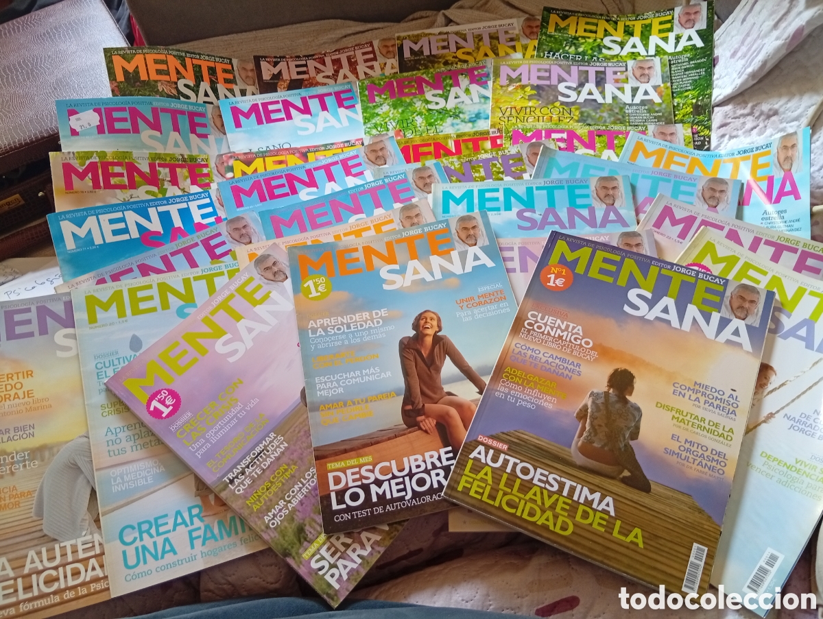 Coleccionismo de Revistas y Peri&oacute;dicos: 29 revistas mente sana de jorge Bucay.