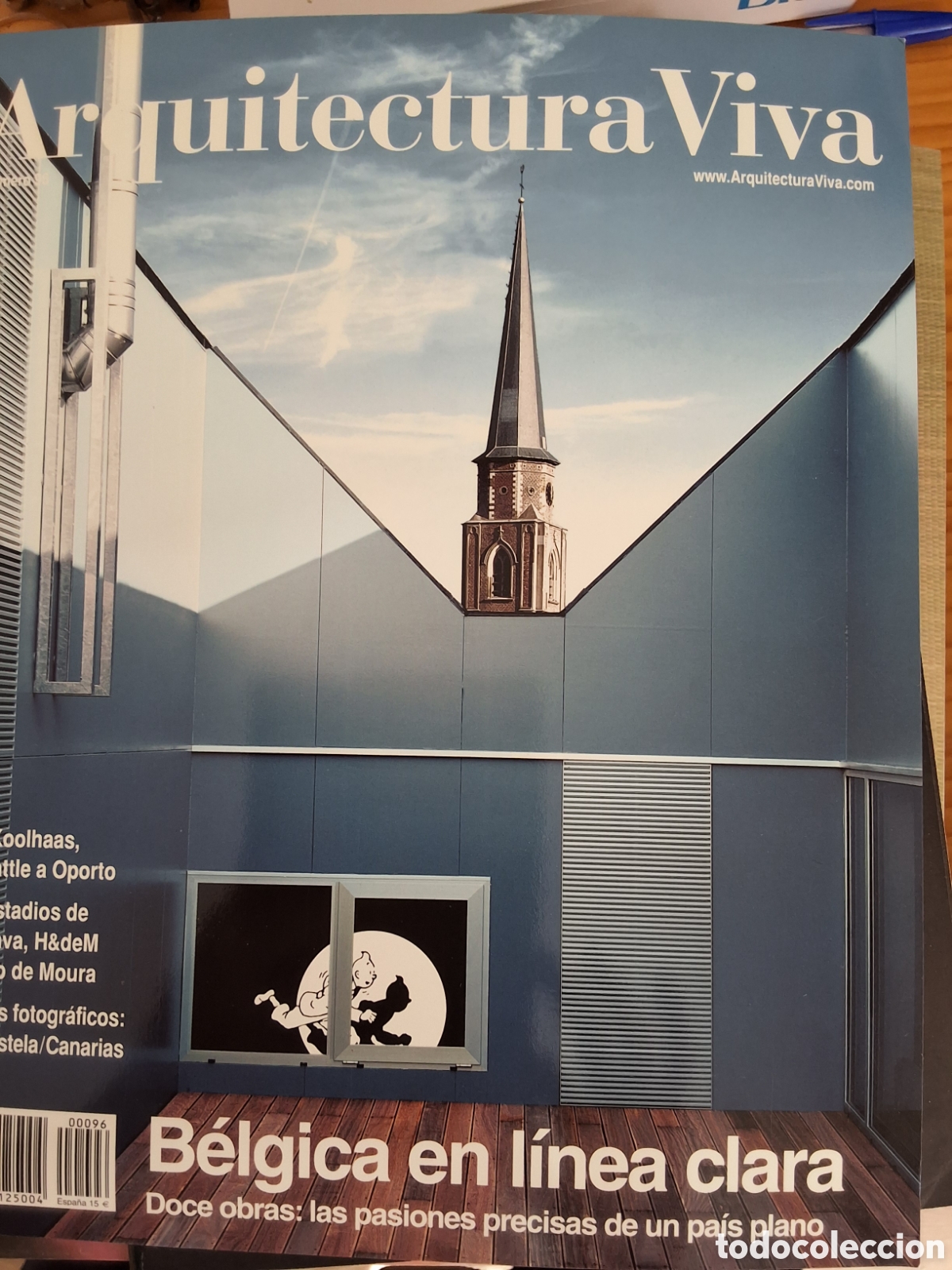 Coleccionismo de Revistas y Peri&oacute;dicos: Arquitectura viva revista n&uacute;mero 96 a&ntilde;o 2004 B&eacute;lgica en l&iacute;nea clara