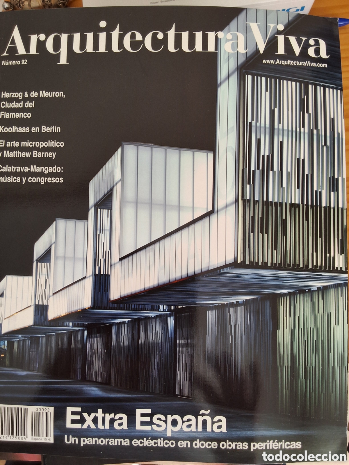 Coleccionismo de Revistas y Peri&oacute;dicos: Arquitectura viva revista n&uacute;mero 92 a&ntilde;o 2003/9-10 Extra Espa&ntilde;a