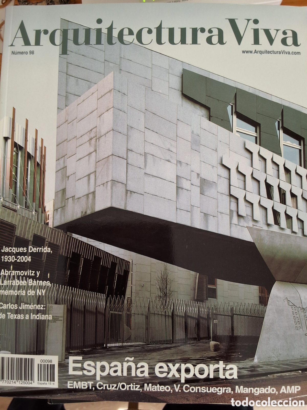Coleccionismo de Revistas y Peri&oacute;dicos: Arquitectura viva revista n&uacute;mero 98 a&ntilde;o 2004 Espa&ntilde;a exporta