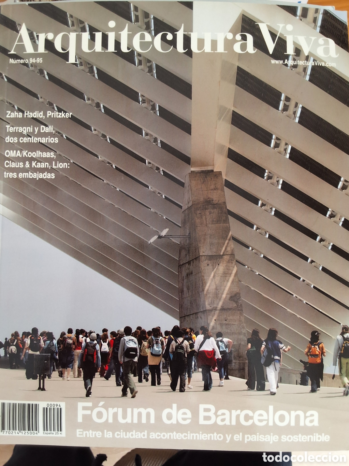 Coleccionismo de Revistas y Peri&oacute;dicos: Arquitectura viva revista n&uacute;mero 94/95 a&ntilde;o 2004/1-4 Forum de Barcelona