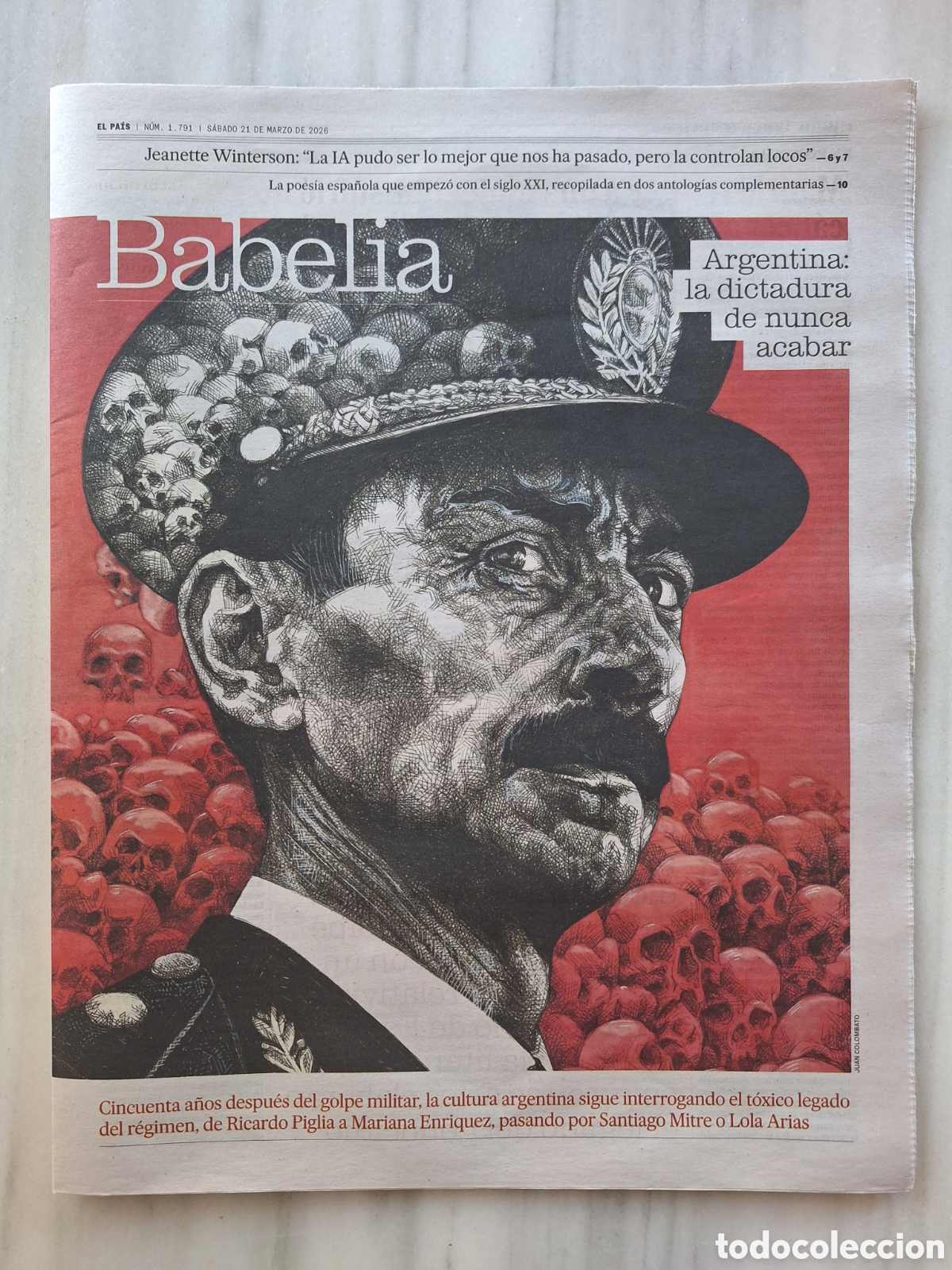 Coleccionismo de Revistas y Peri&oacute;dicos: Dictadura en Argentina. Suplemento peri&oacute;dico nuevo