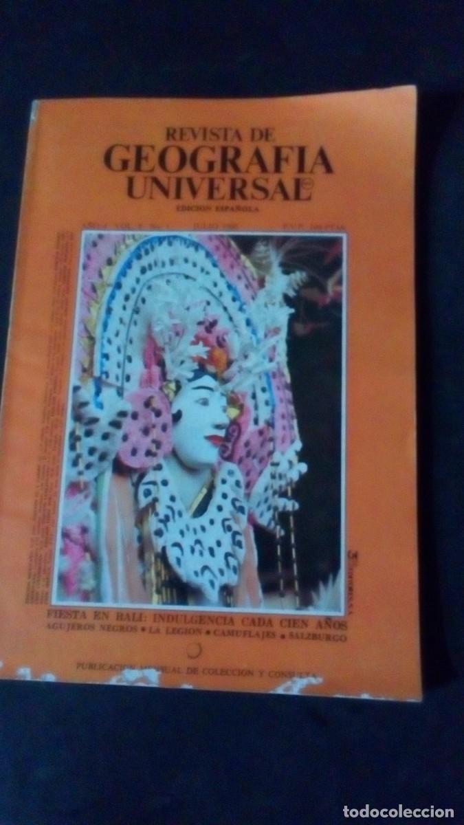 Collezionismo di Riviste e Giornali: REVISTA DE GEOGRAF&Iacute;A UNIVERSAL-JULIO 1980