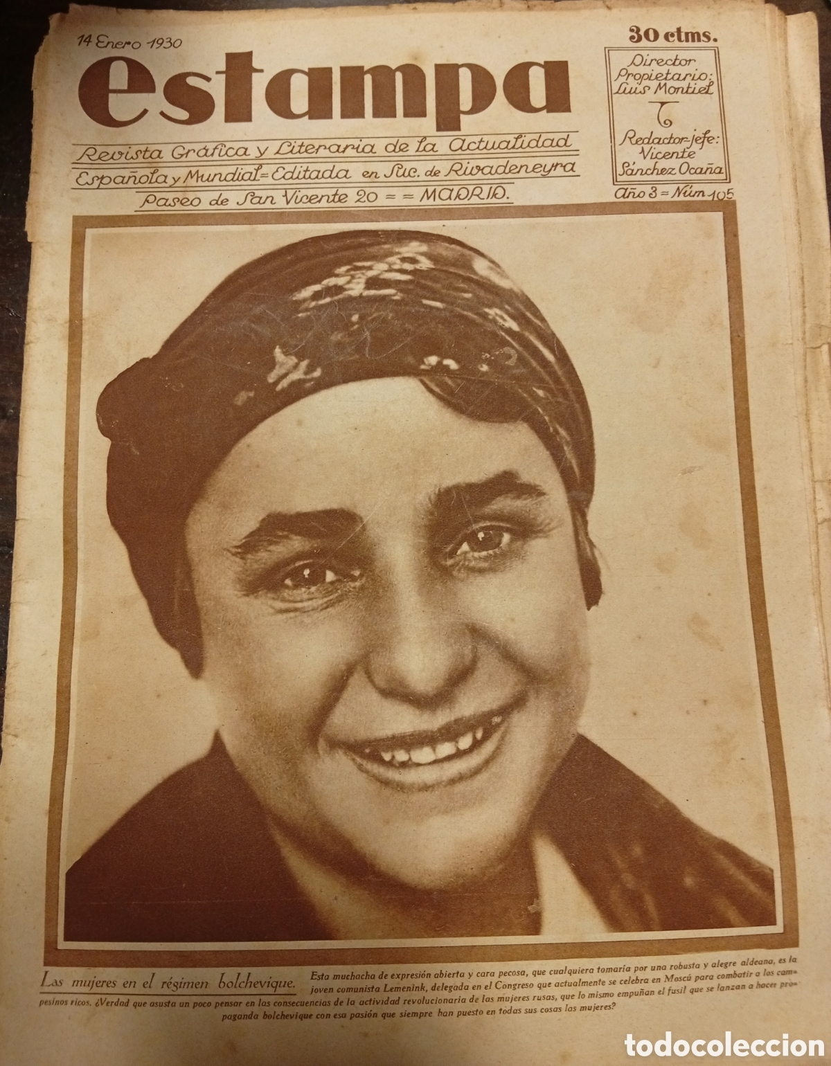 Coleccionismo de Revistas y Peri&oacute;dicos: Antigua Revista Estampa