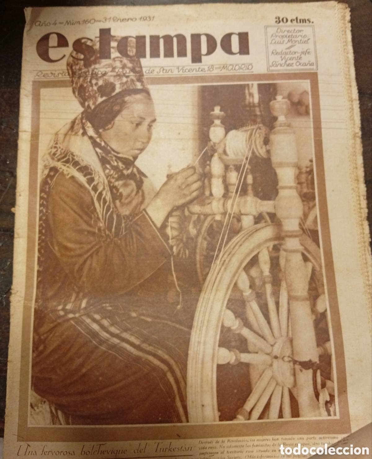 Coleccionismo de Revistas y Peri&oacute;dicos: Antigua Revista Estampa