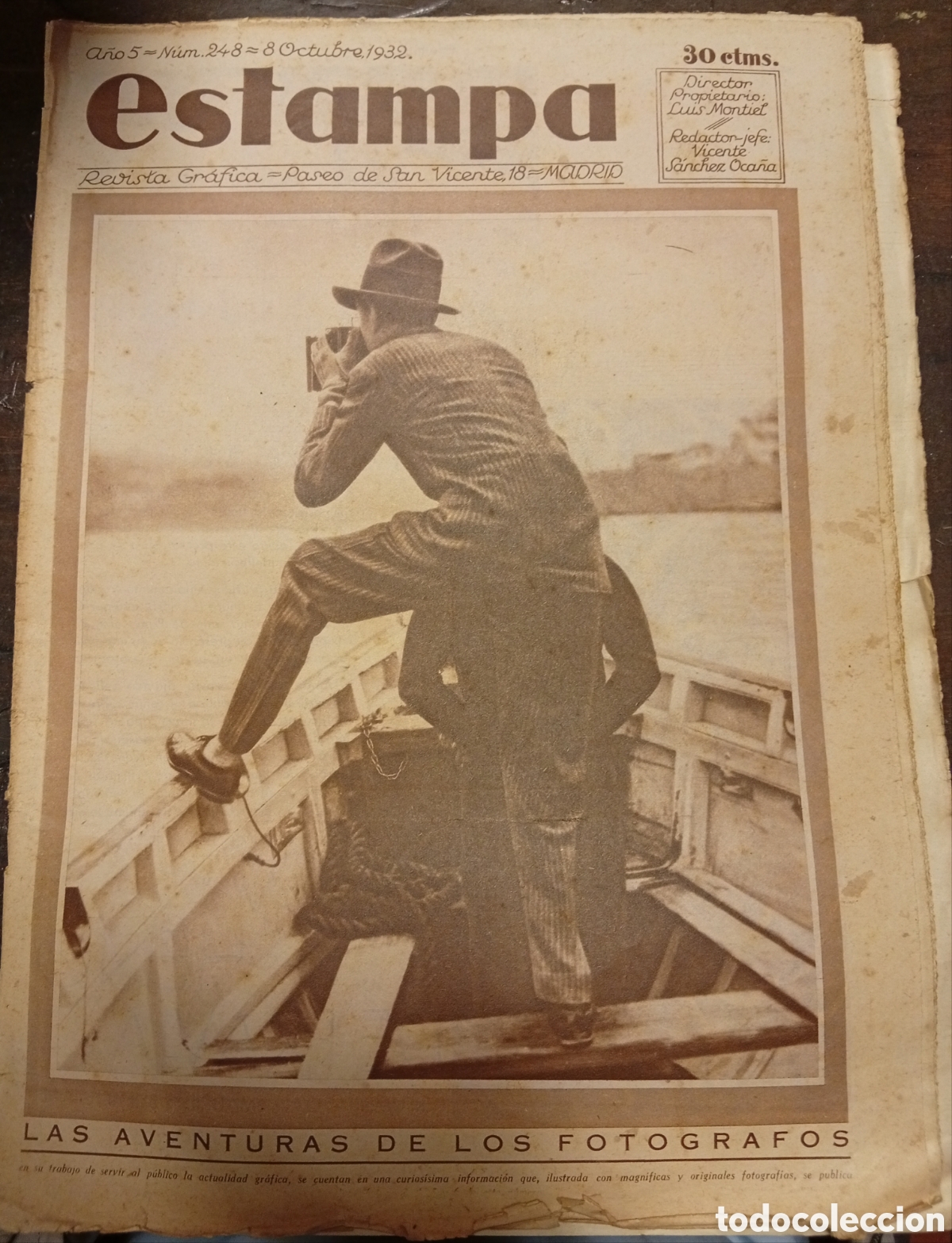 Coleccionismo de Revistas y Peri&oacute;dicos: Antigua Revista Estampa