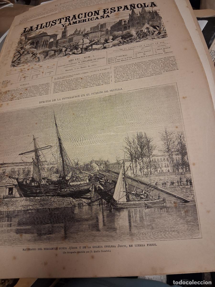 Coleccionismo de Revistas y Peri&oacute;dicos: ILUSTRACI&Oacute;N ESPA&Ntilde;OLA y AMERICANA, La: 8 enero 1877