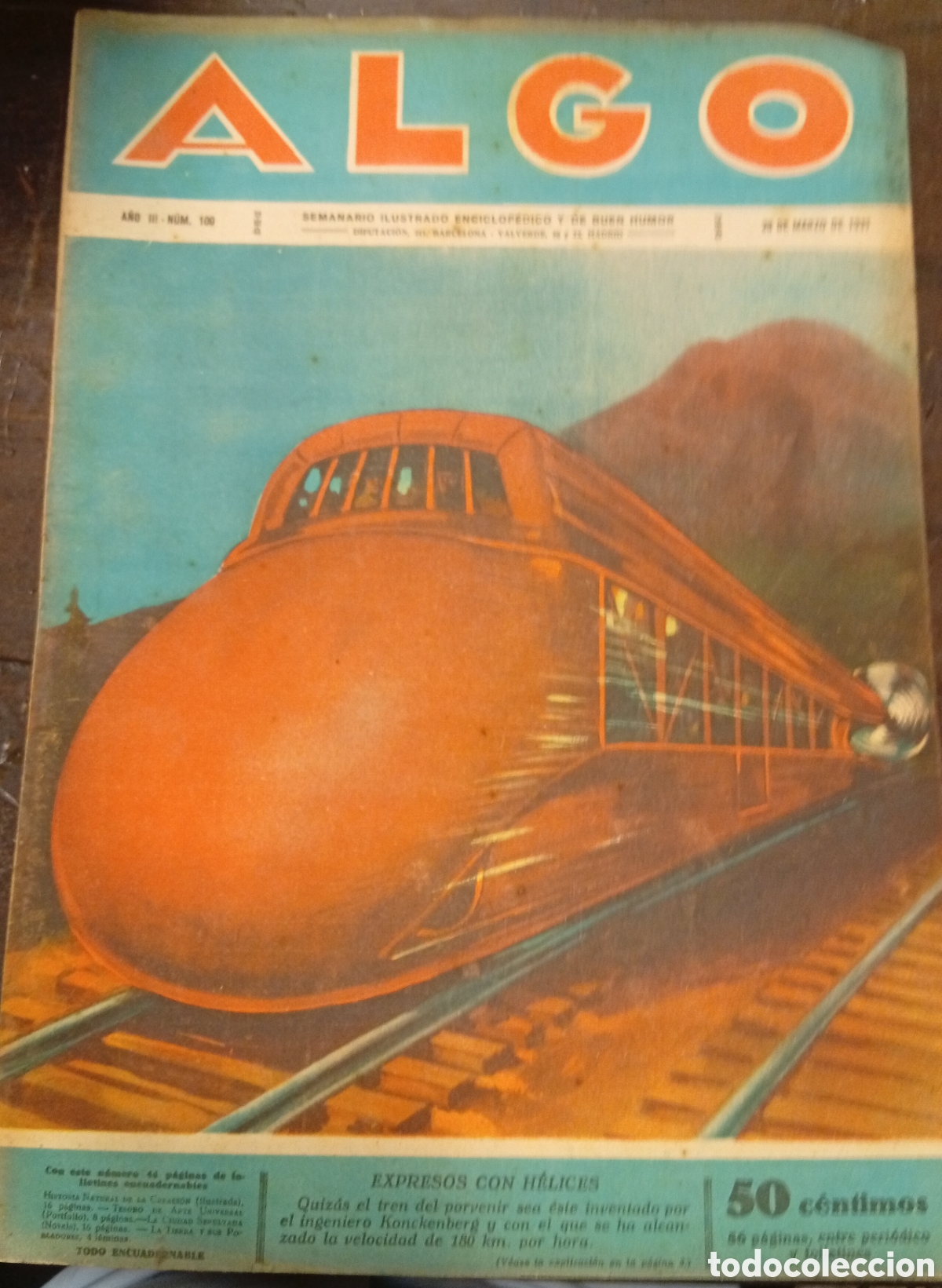 Coleccionismo de Revistas y Peri&oacute;dicos: Lote de 12 antiguas revistas ALGO