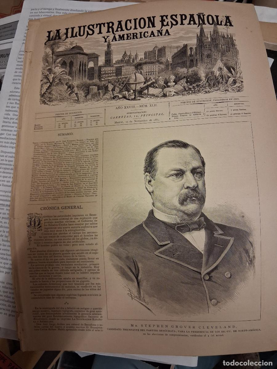 Coleccionismo de Revistas y Peri&oacute;dicos: ILUSTRACI&Oacute;N ESPA&Ntilde;OLA y AMERICANA, La 15 noviembre 1884