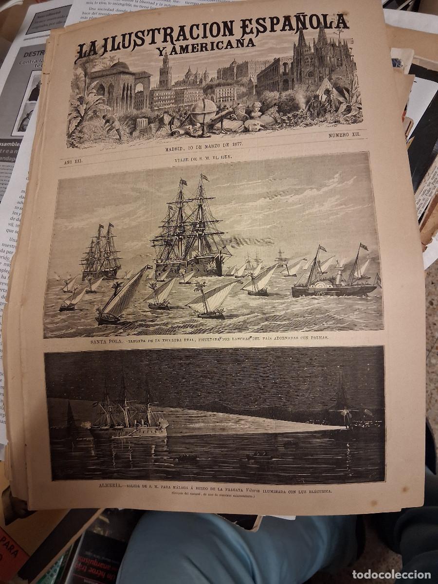 Coleccionismo de Revistas y Peri&oacute;dicos: ILUSTRACI&Oacute;N ESPA&Ntilde;OLA y AMERICANA, La: 30 marzo 1877