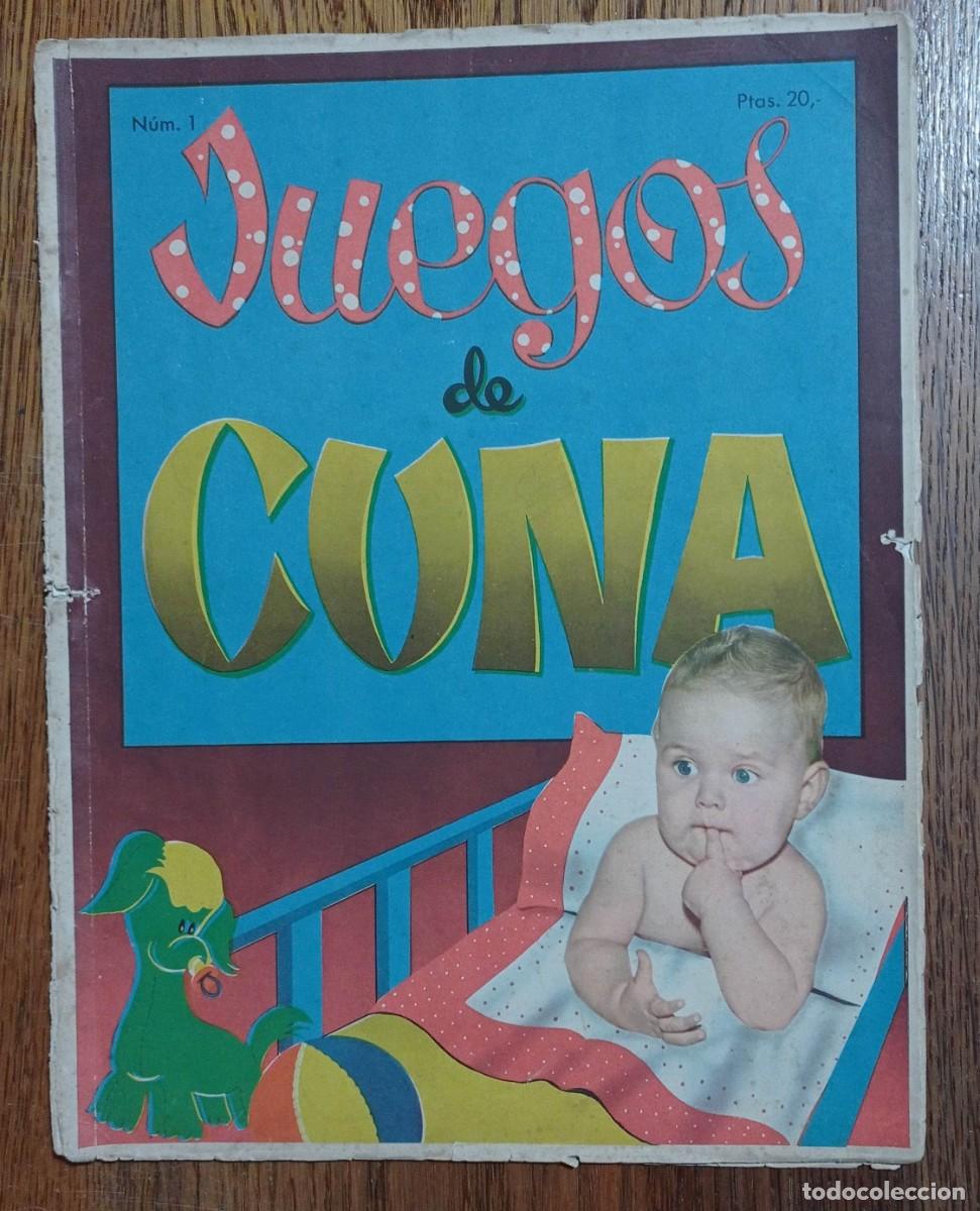 Coleccionismo de Revistas y Peri&oacute;dicos: JUEGOS DE CUNA N&ordm;1 ALBUNES DE LABORES .DISTRIBUCIONES REUNIDAS 1958