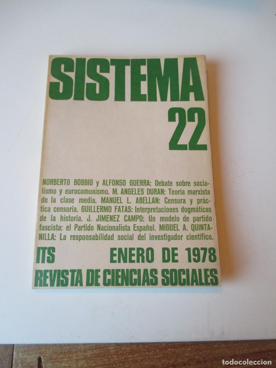 Coleccionismo de Revistas y Peri&oacute;dicos: Revista de ciencias sociales . Sistema 22 W39441