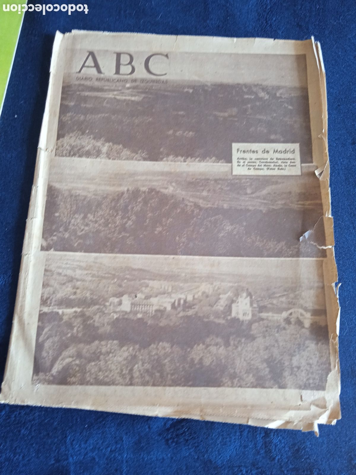 Collection Magazines and Newspapers: ABC. Diario Republicano de Izquierdas -16 DE AGOSTO DE 1937
