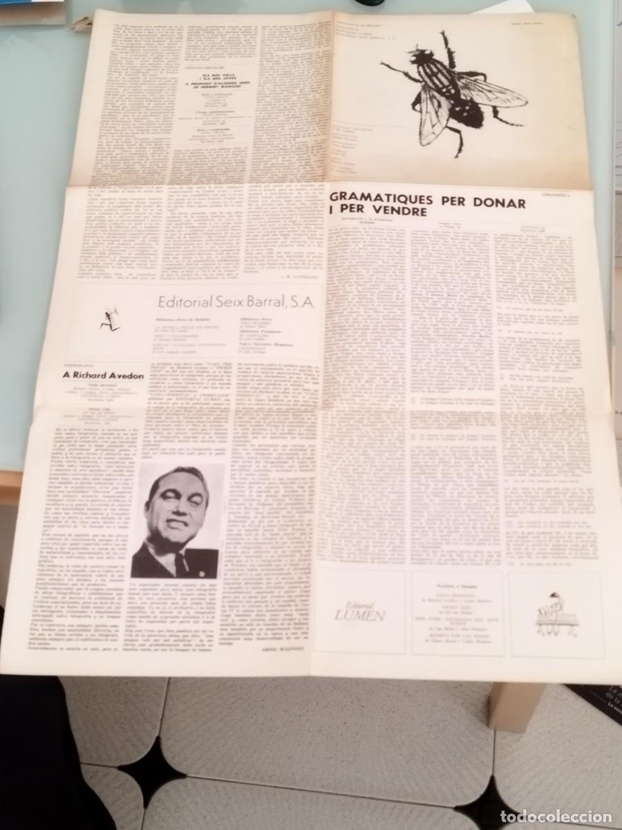 Coleccionismo de Revistas y Peri&oacute;dicos: GRAMATIQUES PER DONAR I PER VENDRE&rdquo;. Inclou una dedicat&ograve;ria a Richard Avedon i una imatge duna mosc
