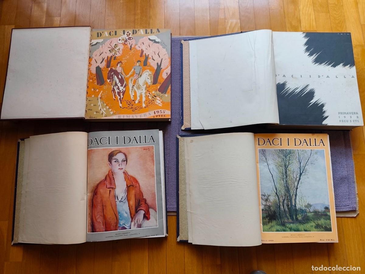 Coleccionismo de Revistas y Peri&oacute;dicos: D'AC&Iacute; I D'ALL&Agrave; REVISTA ORIGINAL A&Ntilde;OS 30. EN CATAL&Agrave;. 4 tomos encuadernados.