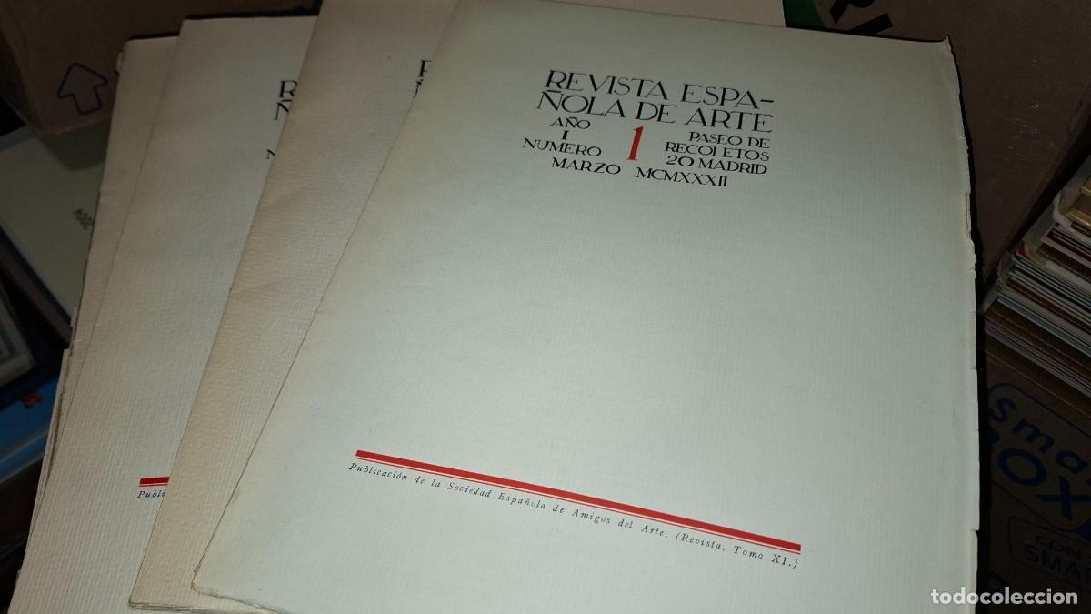 Coleccionismo de Revistas y Peri&oacute;dicos: Revista espa&ntilde;ola de arte. 18 revistas 1932,1933,,1934,1935,1936