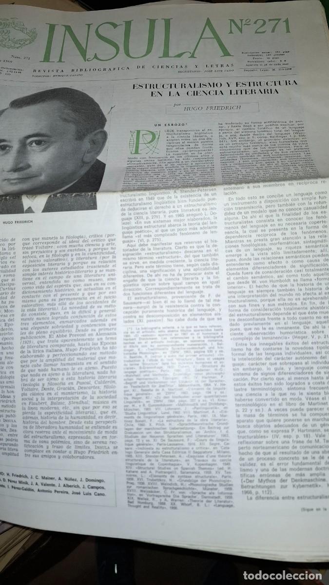 Coleccionismo de Revistas y Peri&oacute;dicos: Insula, 9 revistas, 1970