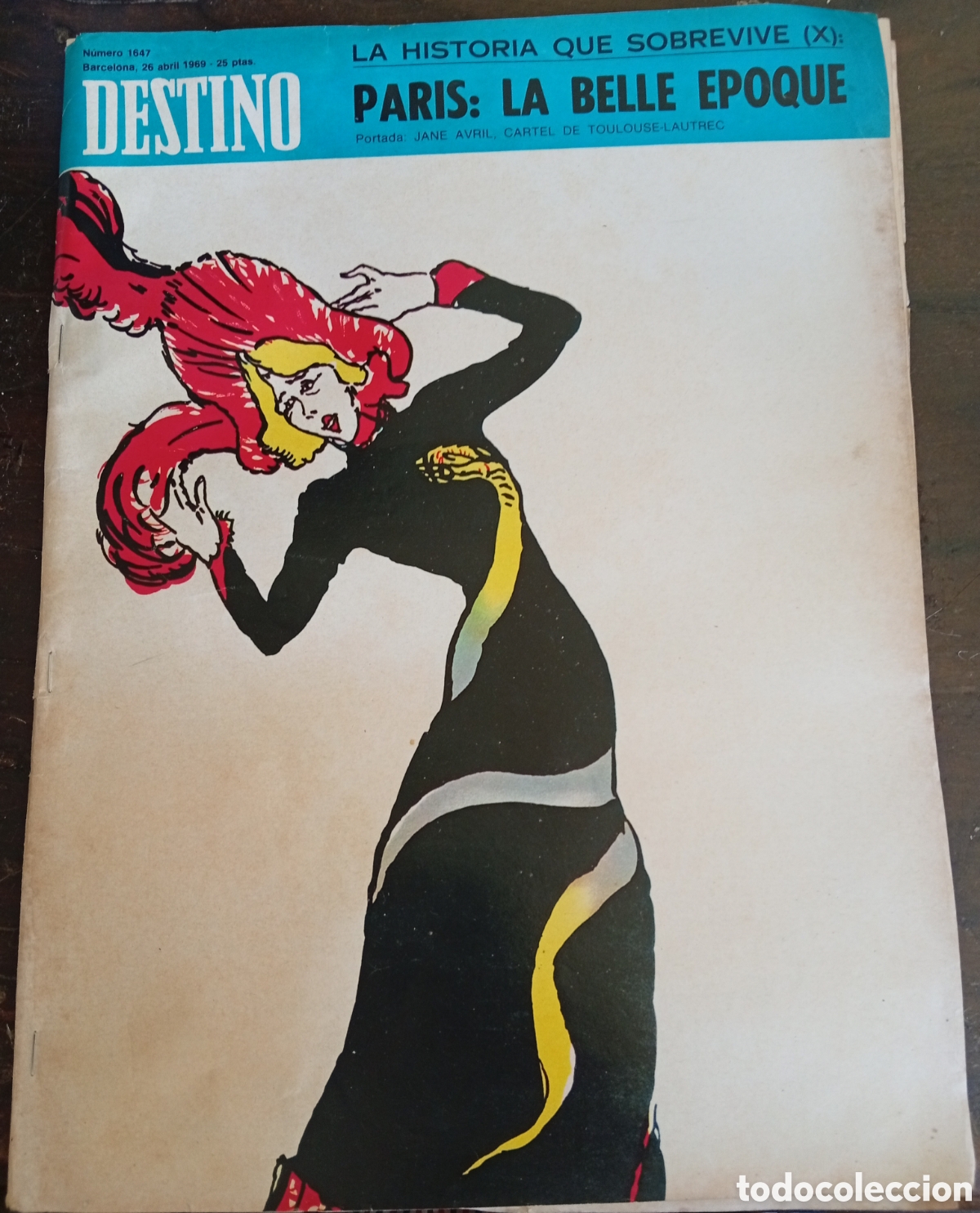 Coleccionismo de Revistas y Peri&oacute;dicos: Destino vieja revista Paris :La belle epoque
