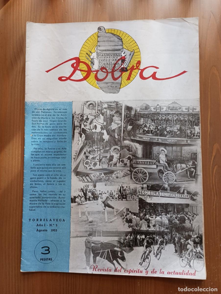 Coleccionismo de Revistas y Peri&oacute;dicos: REVISTA DOBRA. N&ordm; 3 AGOSTO 1953 TORRELAVEGA-CANTABRIA