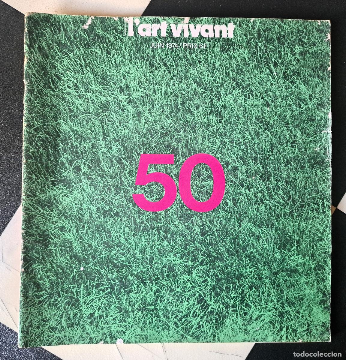 Coleccionismo de Revistas y Peri&oacute;dicos: REVISTA L&rsquo;ART VIVANT NUMERO 50 1974 ZOLTAN KEMENY, DARIO VILLALBA, CINE, FOTOGRAFIA ARTE