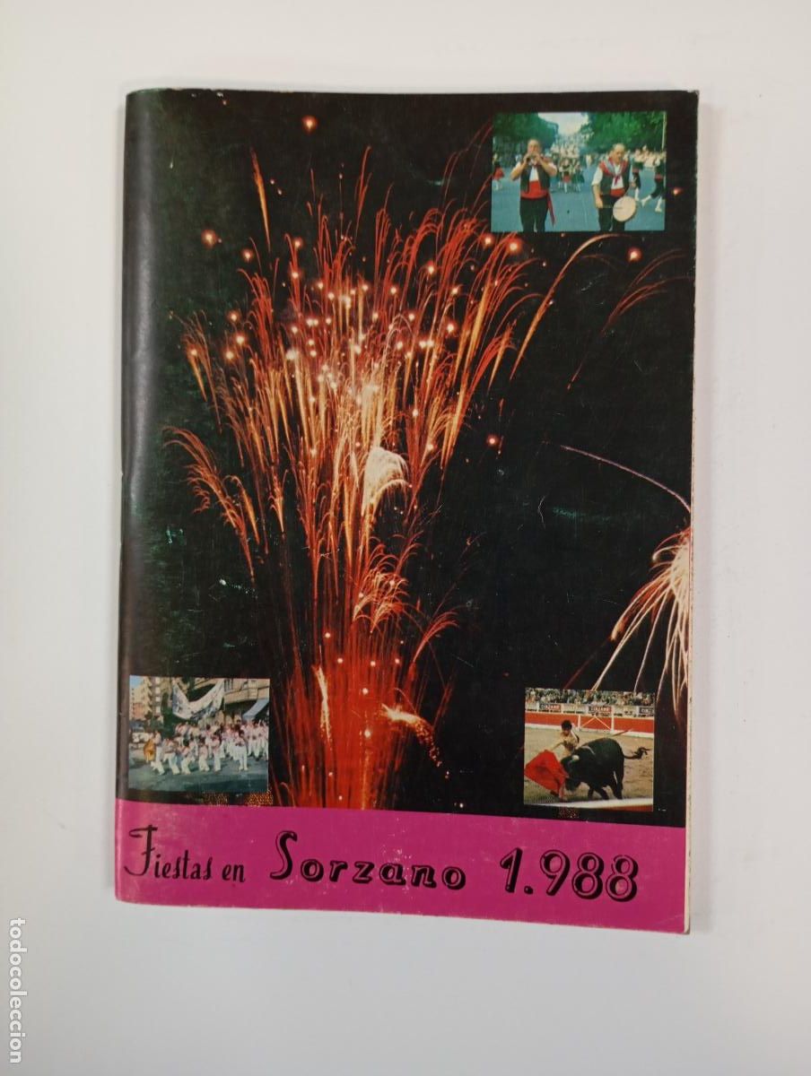Coleccionismo de Revistas y Peri&oacute;dicos: REVISTA PROGRAMA DE FIESTAS DE SORZANO. 1988. LA RIOJA. TDK451
