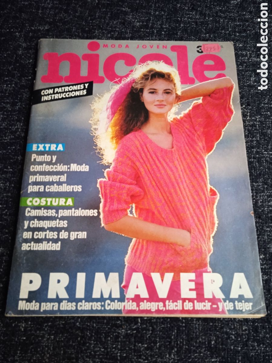 Coleccionismo de Revistas y Peri&oacute;dicos: REVISTA MODA NICOLE - 1986 CON PATRONES A&Ntilde;OS 80 -BILINGUE -ALEMAN ESPA&Ntilde;OL