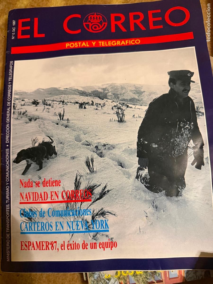 Coleccionismo de Revistas y Peri&oacute;dicos: Revista el correo postal y telegr&aacute;fico n.0 1987