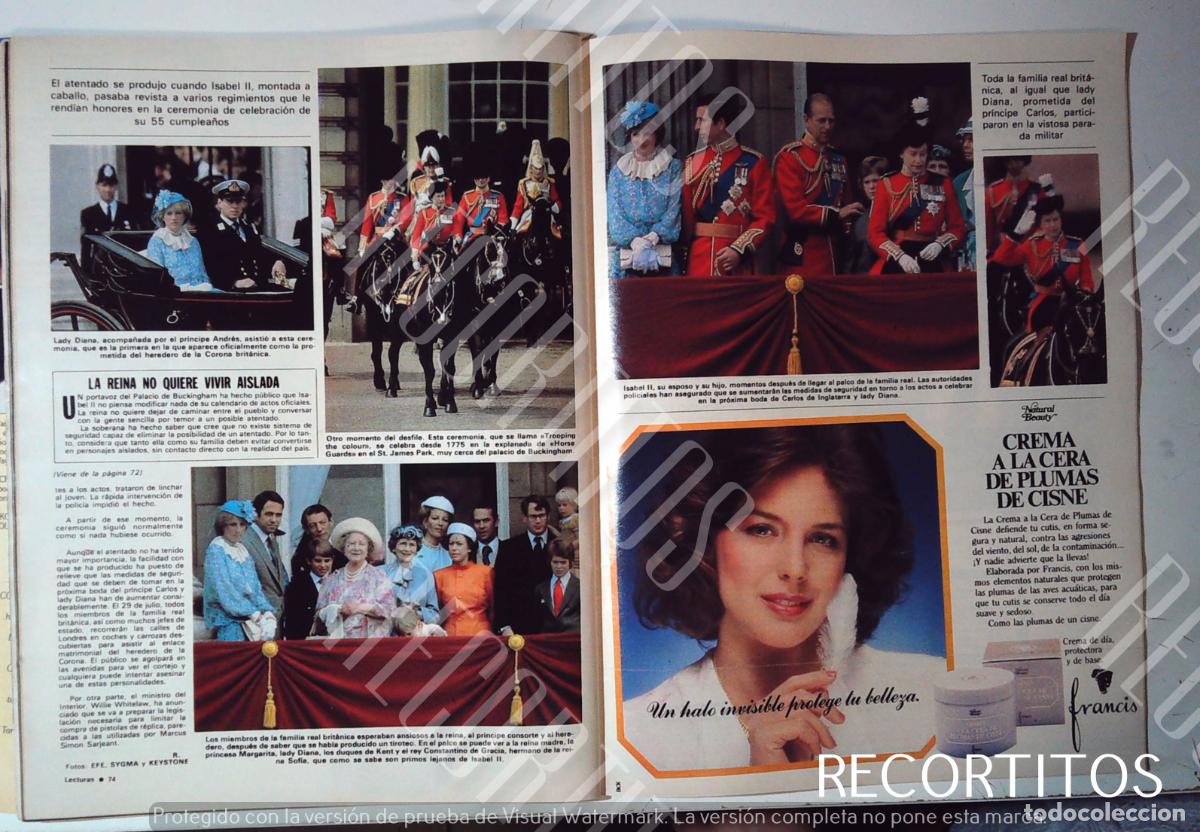 Coleccionismo de Revistas y Peri&oacute;dicos: LADY DI DIANA DE GALES ISABEL II